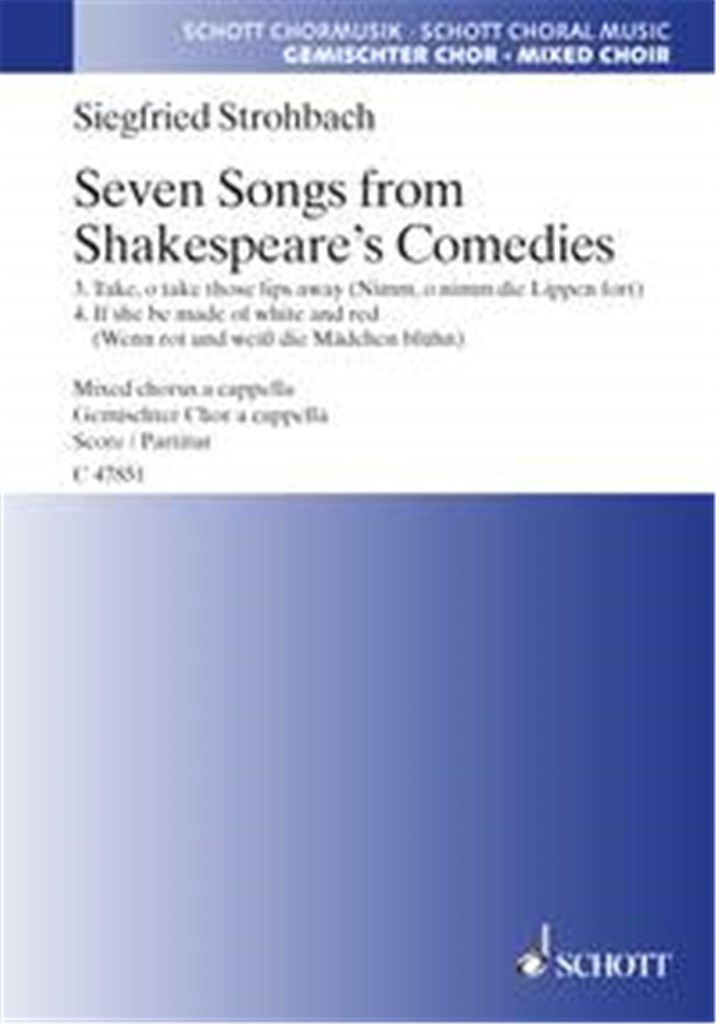 Seven Songs from Shakespeare's Comedies